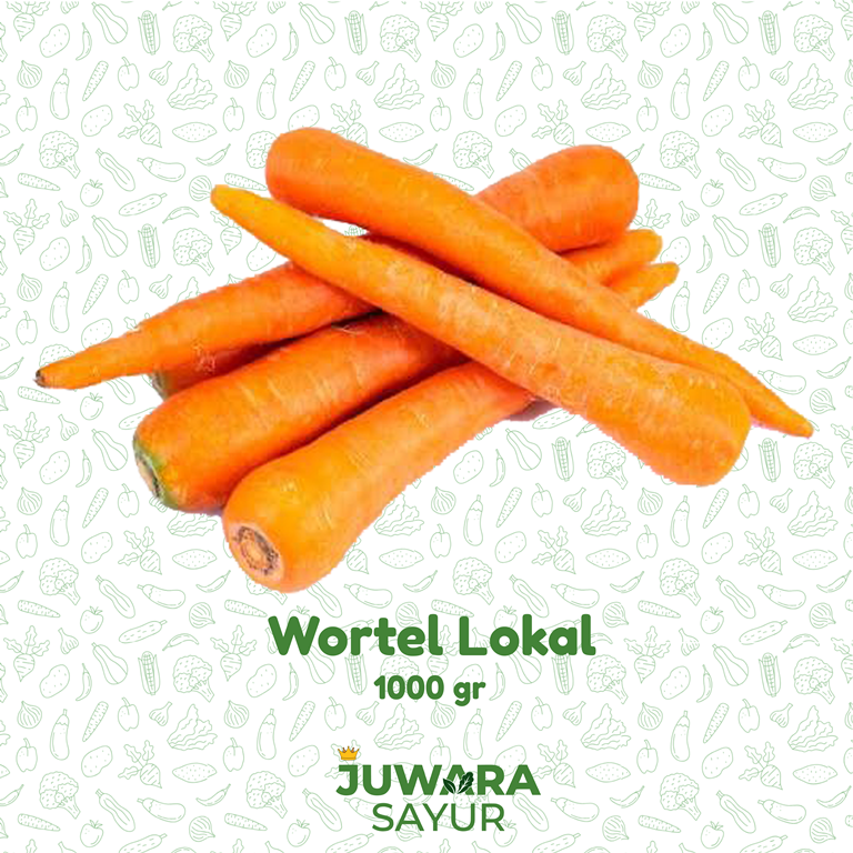 WORTEL LOKAL 1000 gr