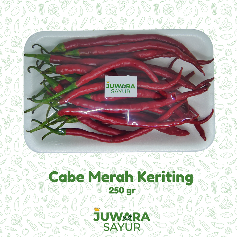 CABE MERAH KERITING 250 gr