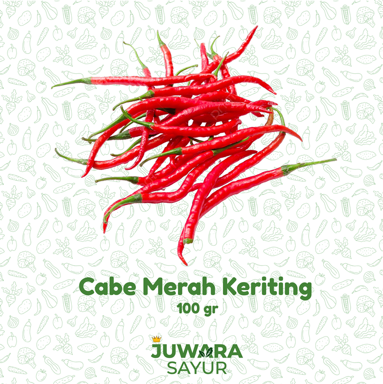 CABE MERAH KERITING 100 gr