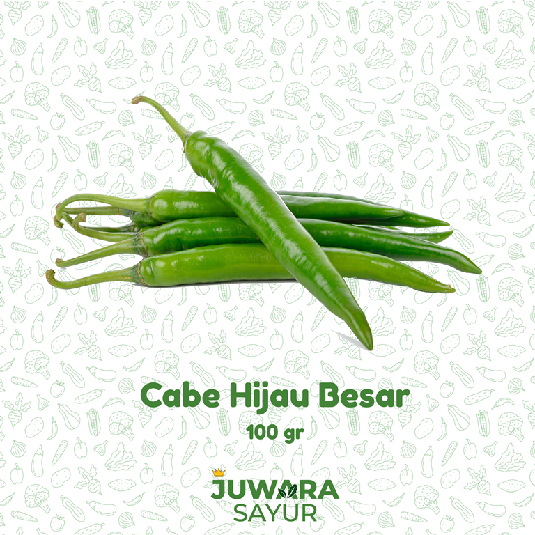 CABE HIJAU BESAR 100 gr