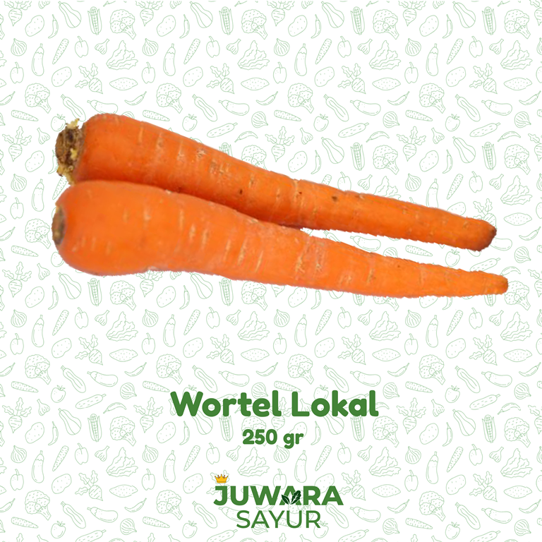 WORTEL LOKAL 250 gr
