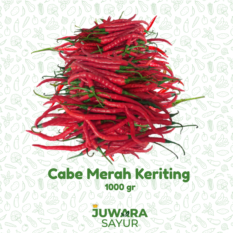 CABE MERAH KERITING 1000 gr