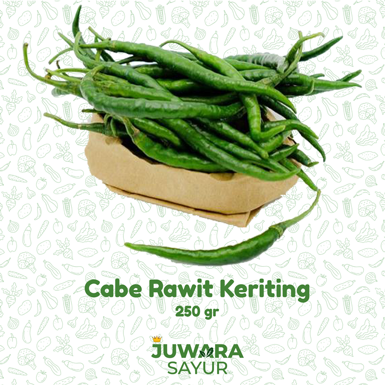 CABE HIJAU KERITING 250 gr