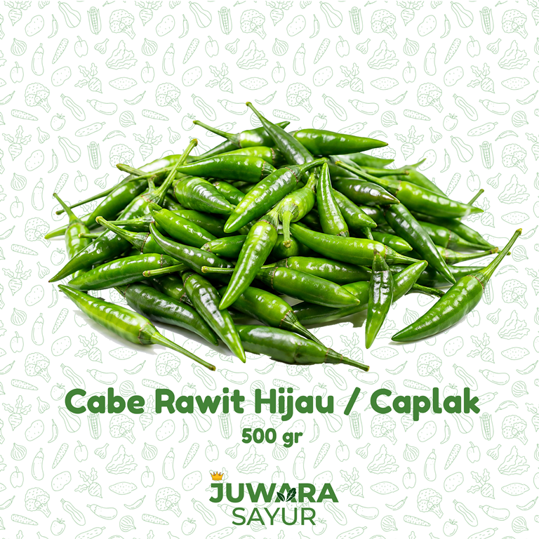 CABE RAWIT HIJAU 500 gr